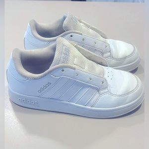 White adidas sneakers